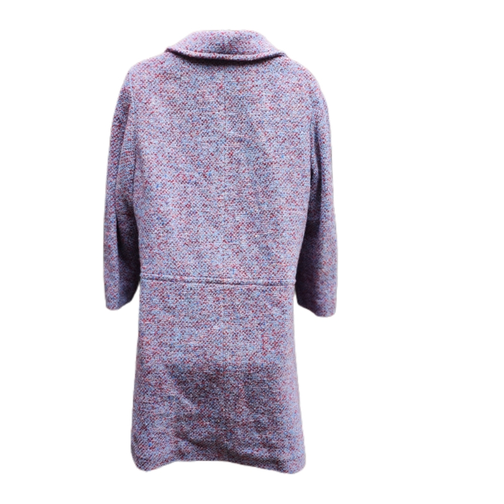 VINTAGE BILL BLASS SIGNATURE TWEED DESIGNER COAT - Picture 3 of 5
